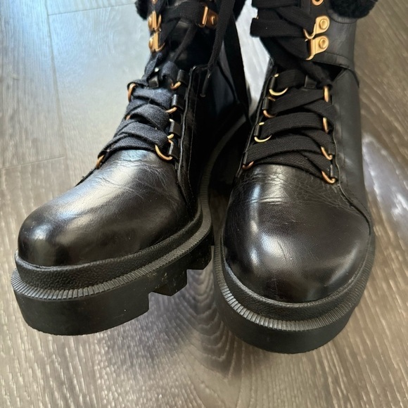 Alice and Olivia By Stacey Bendet Havis combat boots size 7.5 - Picture 4 of 8